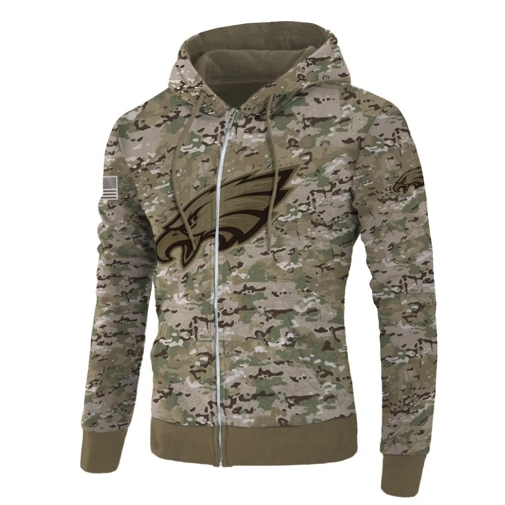 Philadelphia Eagles Hoodie Army graphic Sweatshirt Pullover gift for fans
