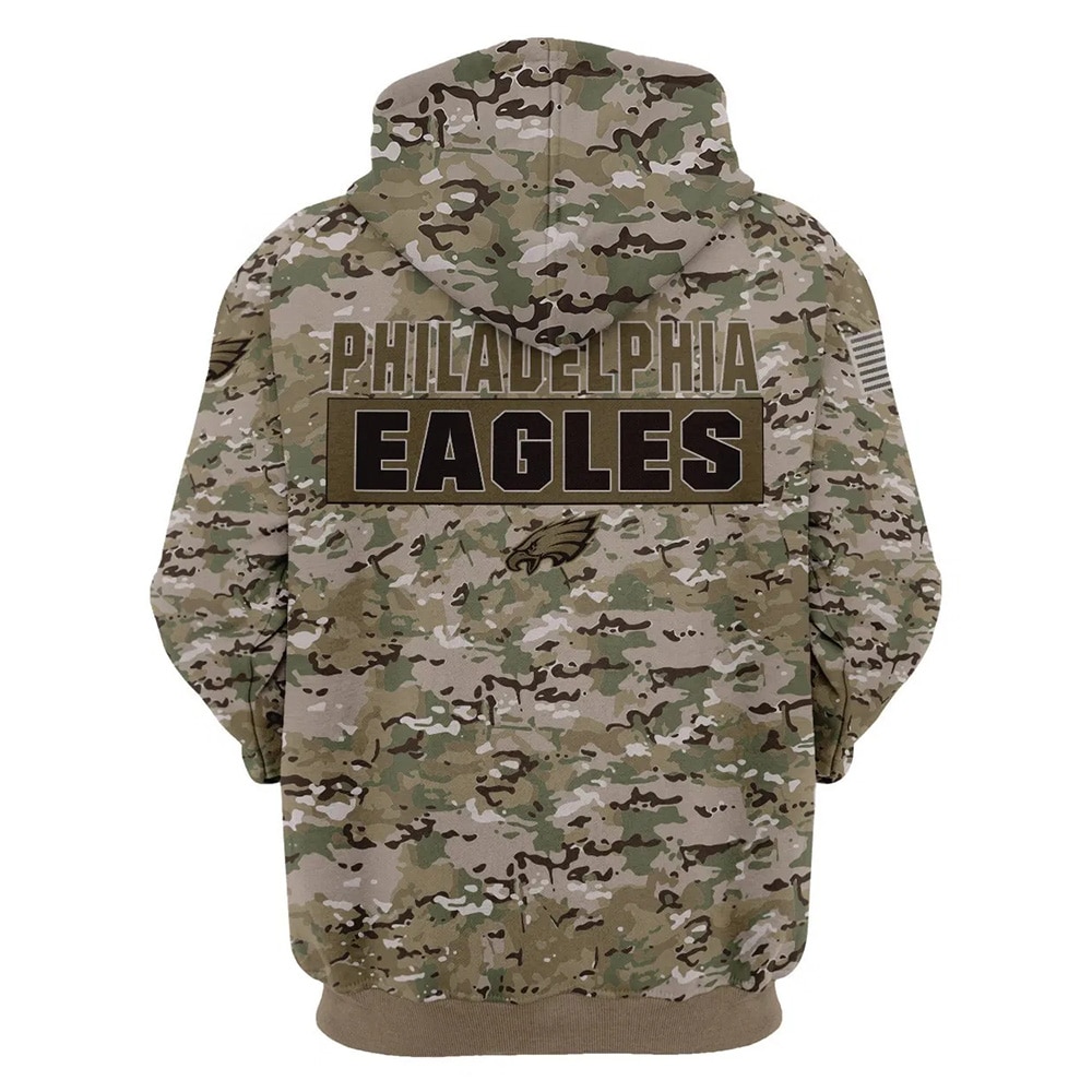 Philadelphia Eagles Hoodie Army graphic Sweatshirt Pullover gift for fans