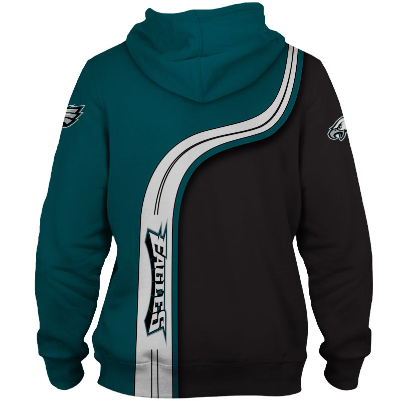 Philadelphia Eagles Zip Hoodie 3D cute Sweatshirt Pullover gift for fans
