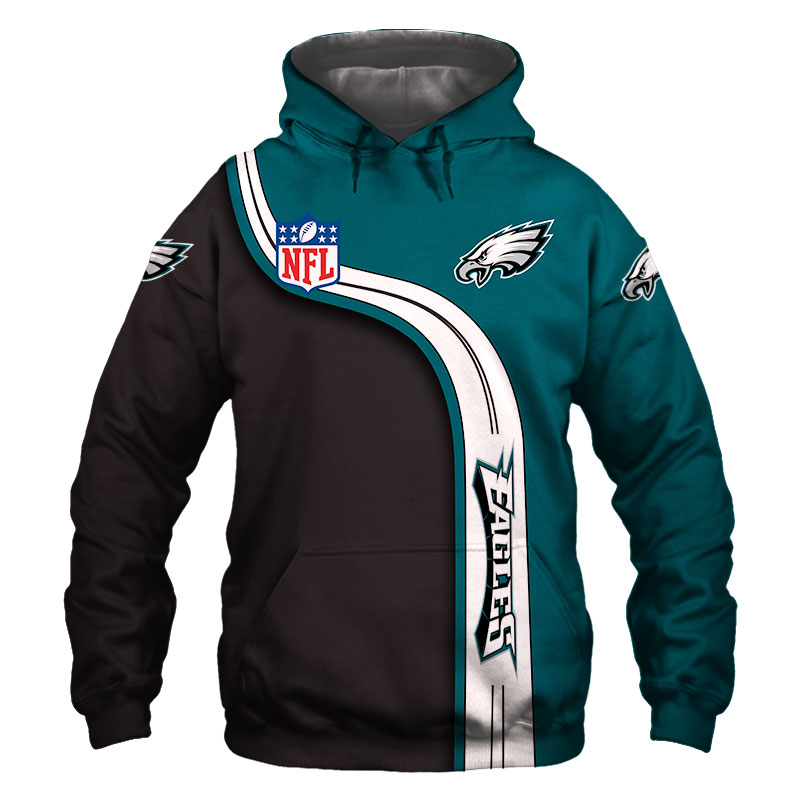 Philadelphia Eagles Zip Hoodie 3D cute Sweatshirt Pullover gift for fans