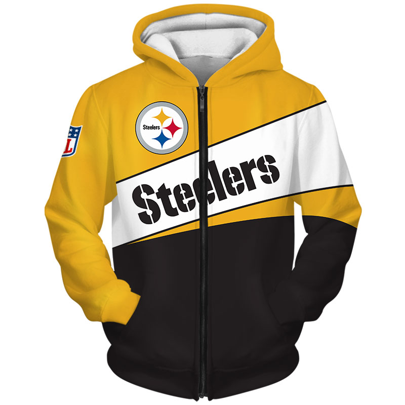 Pittsburgh Steelers Hoodie 3D Long Sleeve Pullover new season
