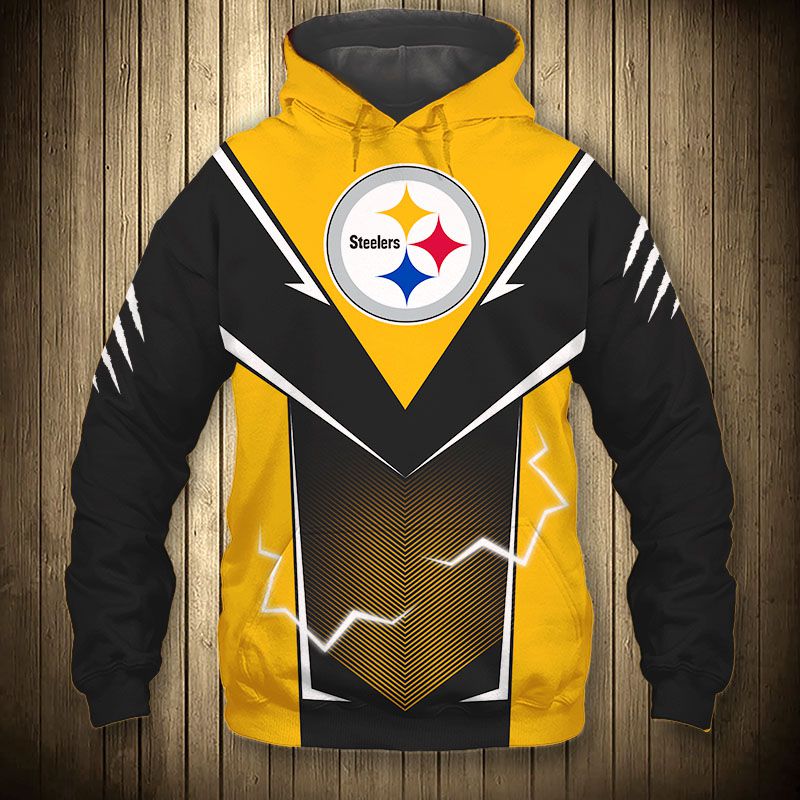 Pittsburgh Steelers Hoodie lightning graphic gift for men
