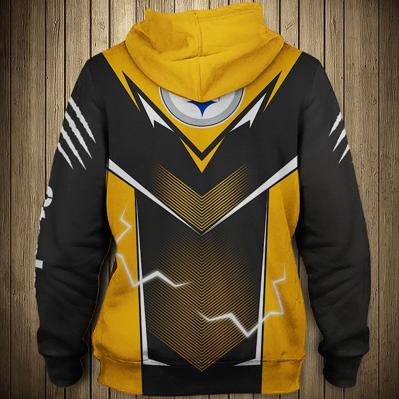 Pittsburgh Steelers Hoodie lightning graphic gift for men