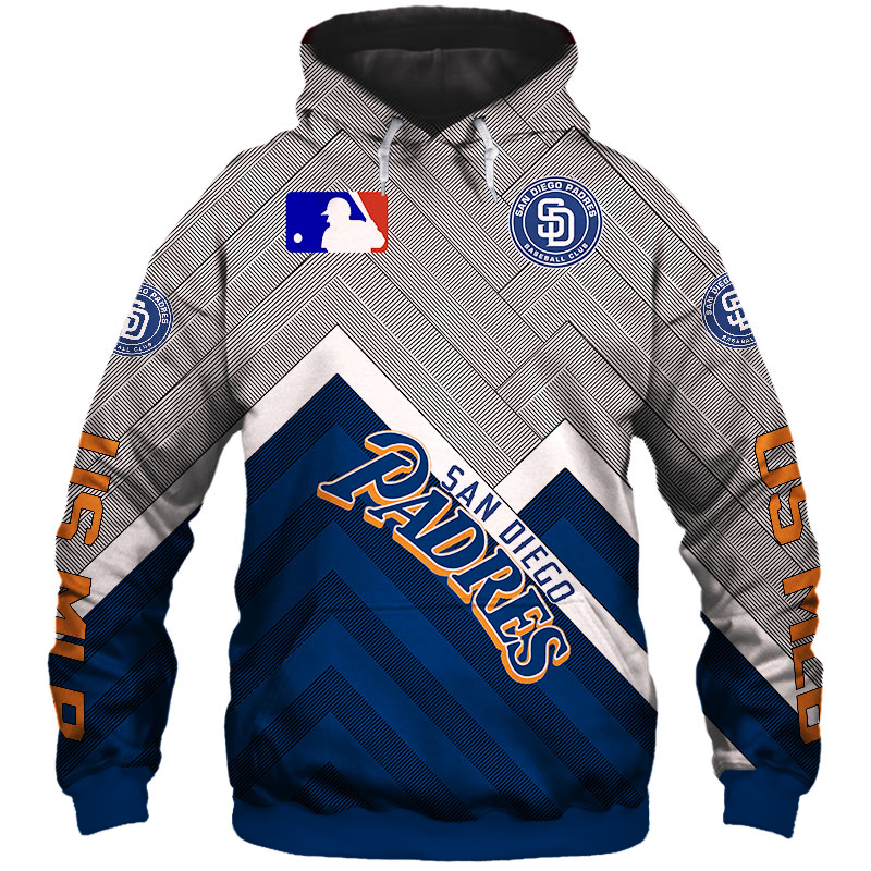 San Diego Padres Hoodie 3D cheap baseball Sweatshirt for fans