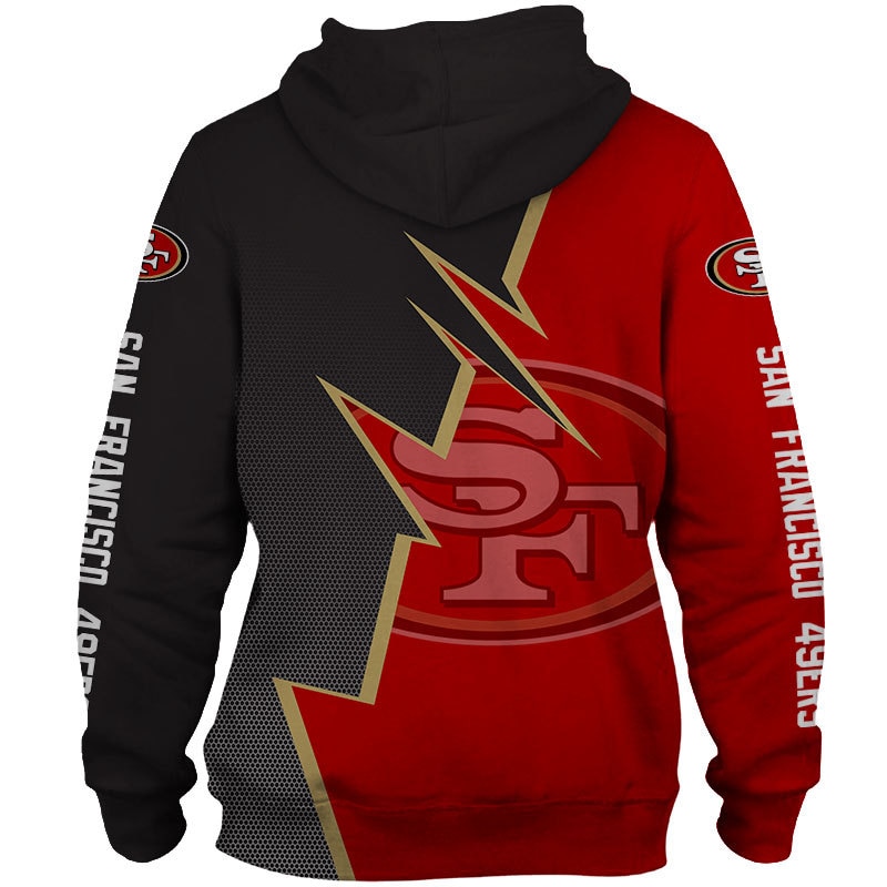 San Francisco 49ers Hoodie Zigzag graphic Sweatshirt gift for fans
