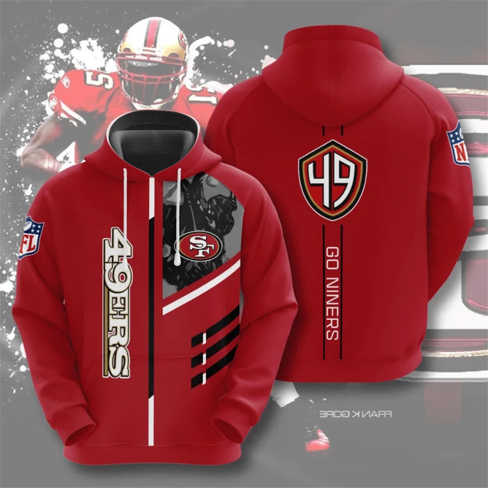 San Francisco 49ers Hoodies 3 lines graphic gift for fans