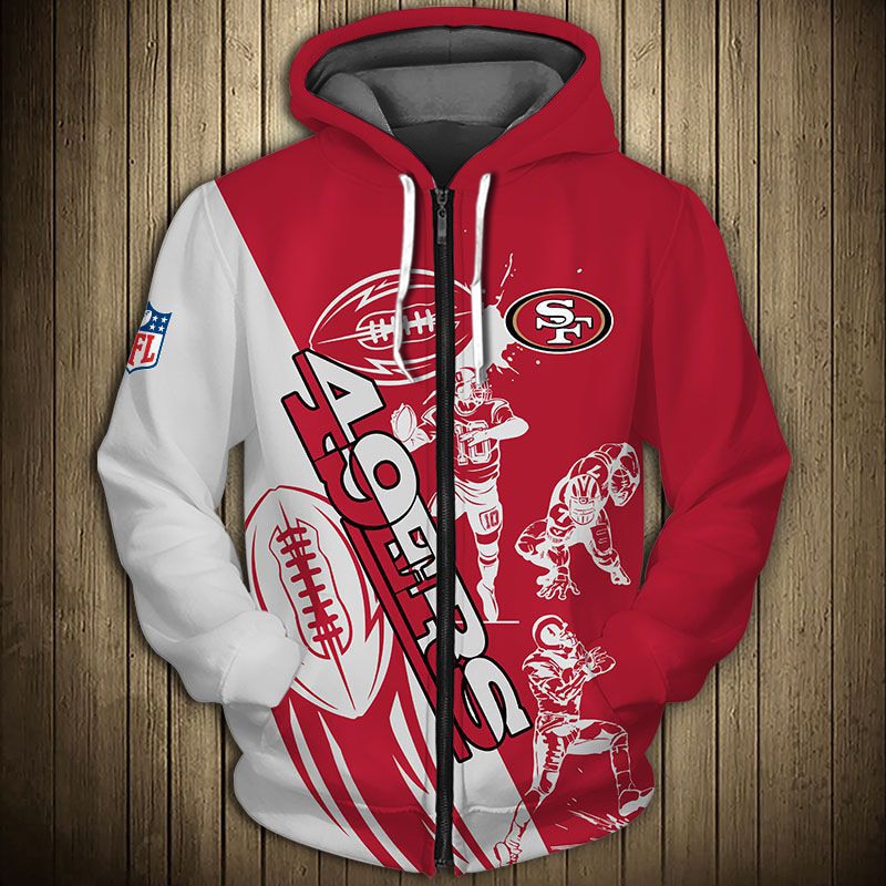 San Francisco 49ers hoodie 3D Cartoon player cute Sweatshirt