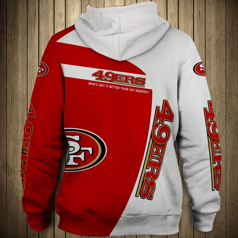 San Francisco 49ers hoodie 3D cheap Sweatshirt Pullover gift for fans