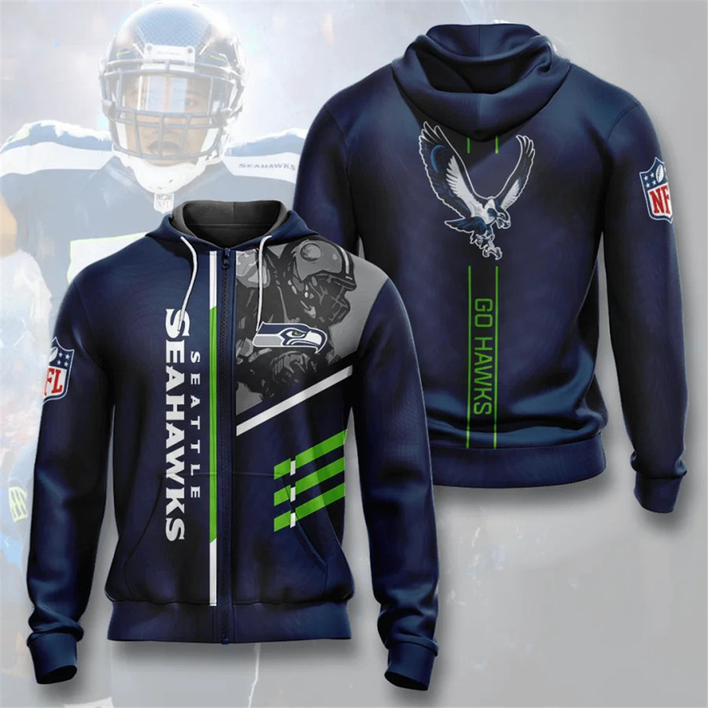 Seattle Seahawks hoodies 3 lines graphic gift for fans