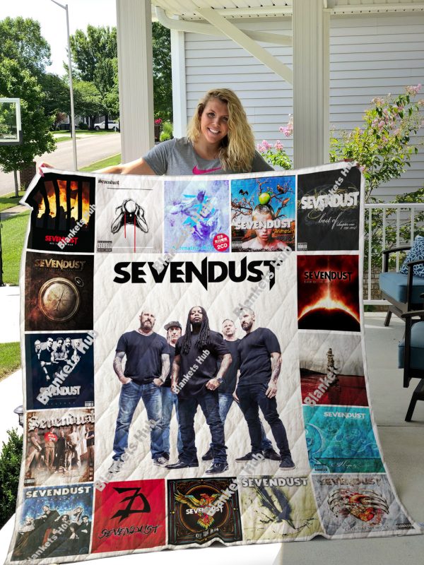 Sevendust Quilt Blanket V4