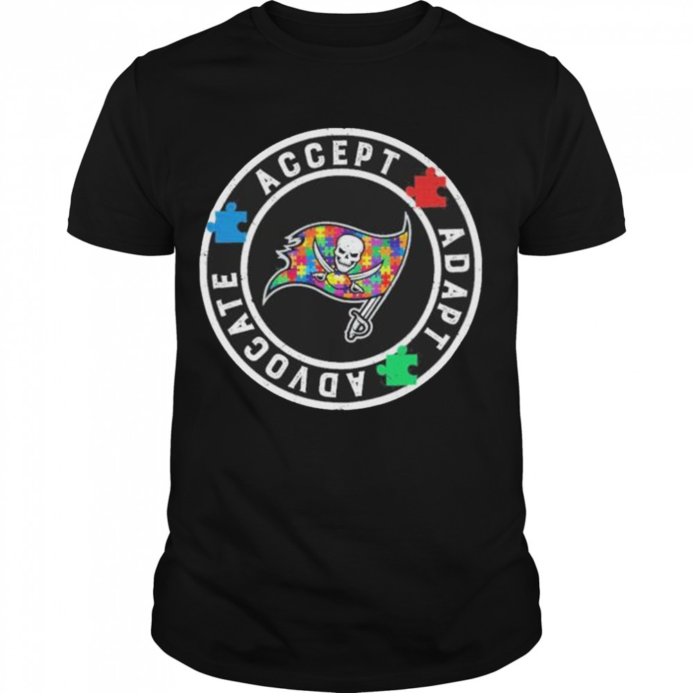 Tampa Bay Buccaneers Accept adapt advocate autism shirt