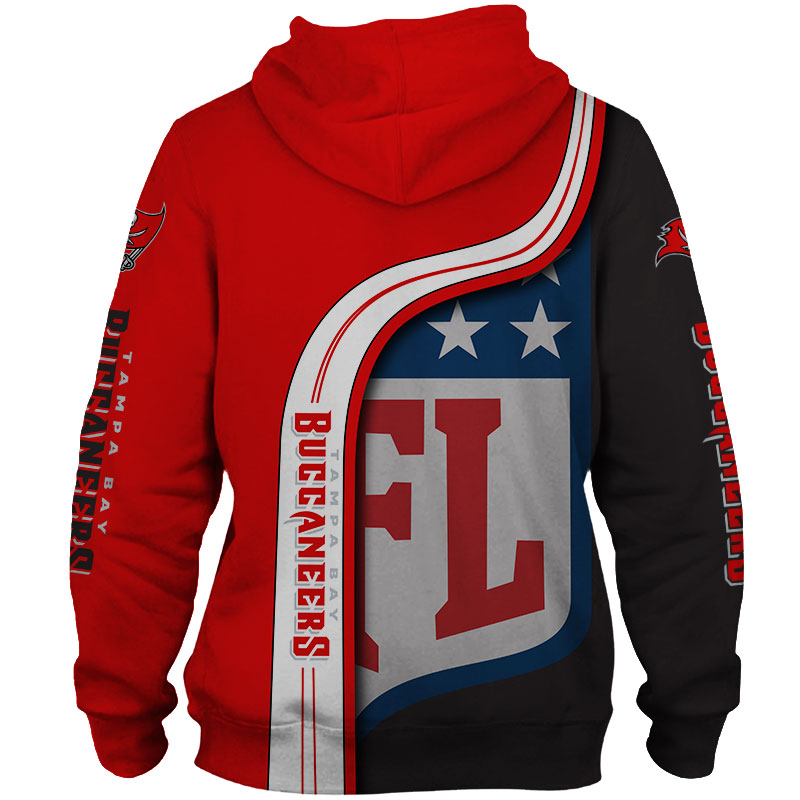 Tampa Bay Buccaneers Hoodie 3D Pullover Sweatshirt NFL for fans