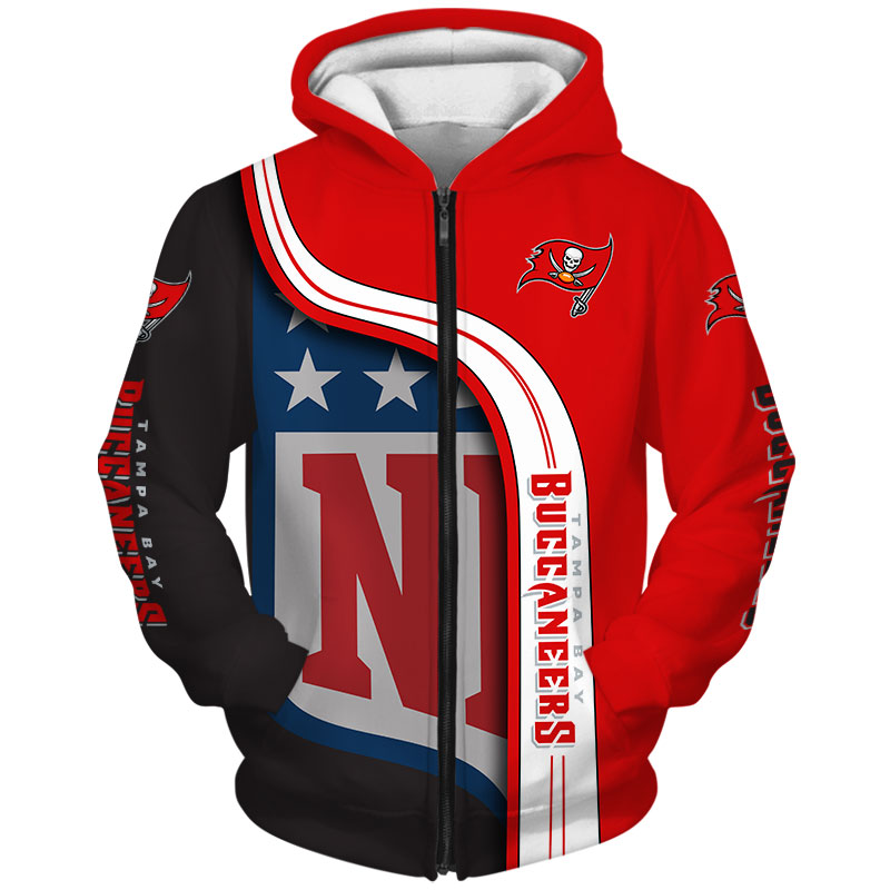 Tampa Bay Buccaneers Hoodie 3D Pullover Sweatshirt NFL for fans