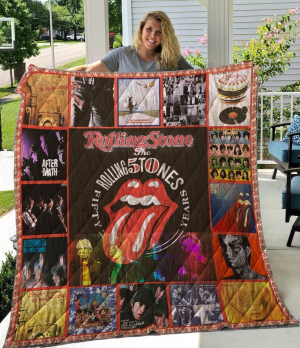 The Rolling Stones Quilt Blanket 01