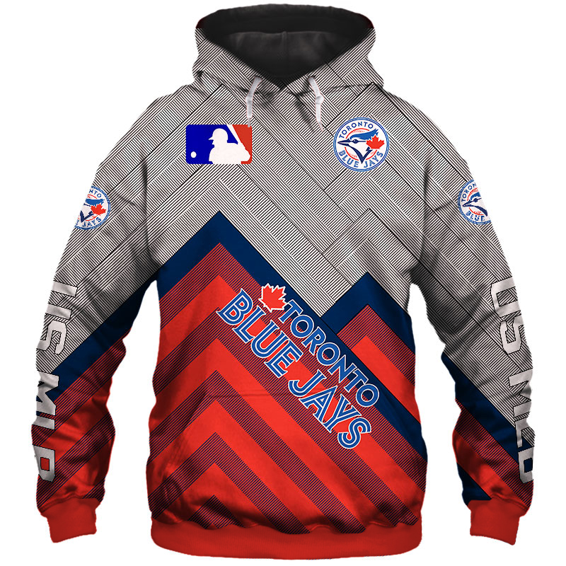 Toronto Blue Jays Hoodie 3D cheap baseball Sweatshirt for fans