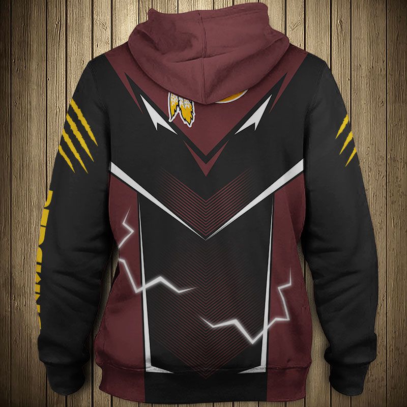 Washington Football Team Hoodie lightning graphic gift for men