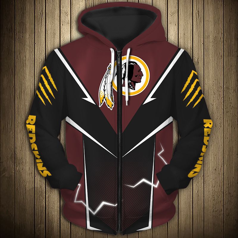 Washington Football Team Hoodie lightning graphic gift for men