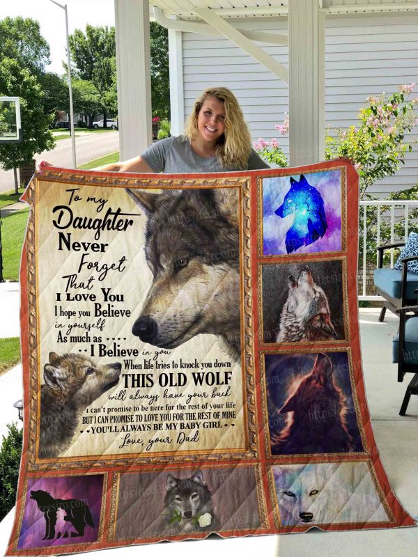Wolf- Daughter Quilt Blanket