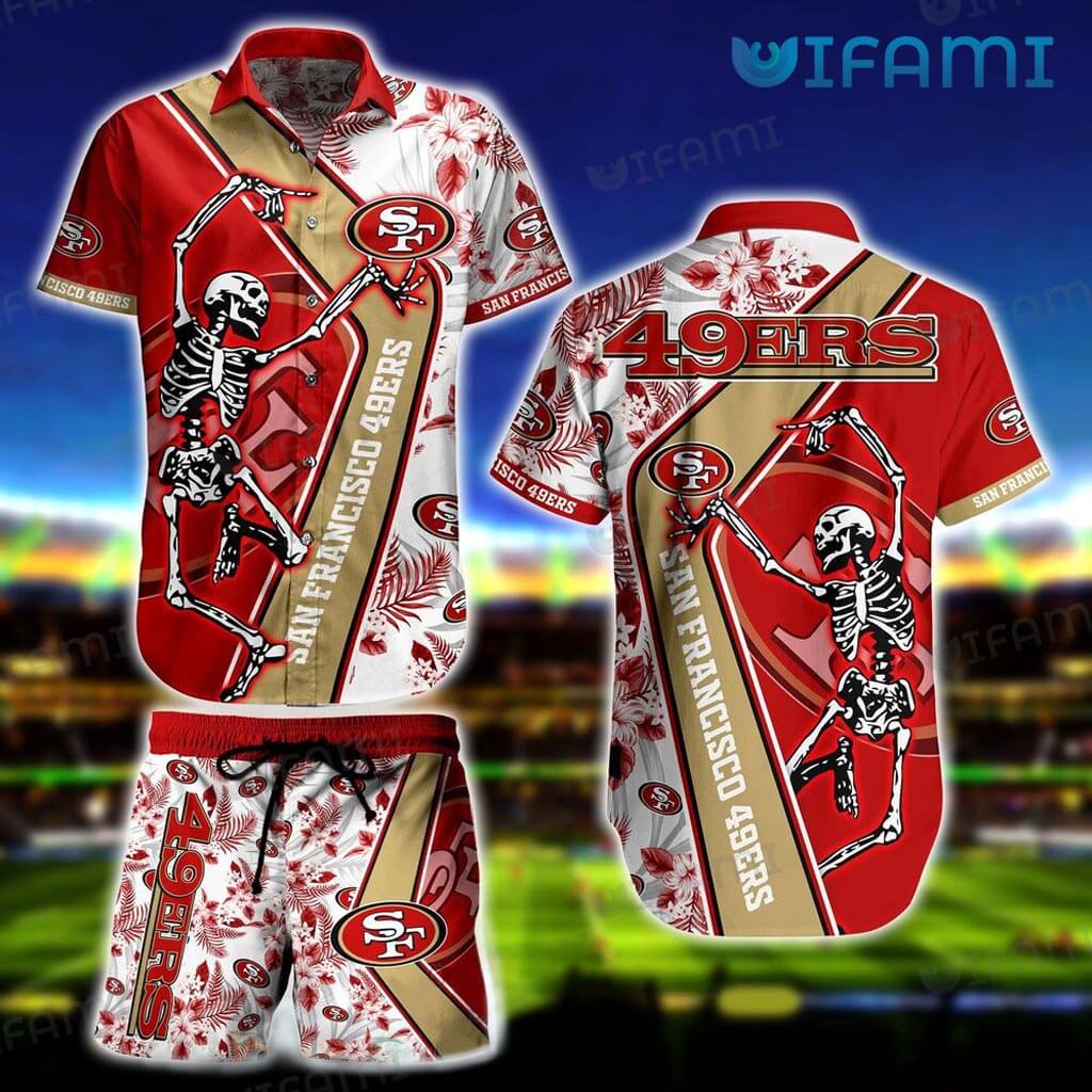 NFL 49ers Hawaiian Shirt Skull Dance - Ingenious Gifts Your Whole