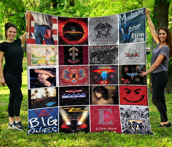 Bon Jovi Custom Quilt Blanket