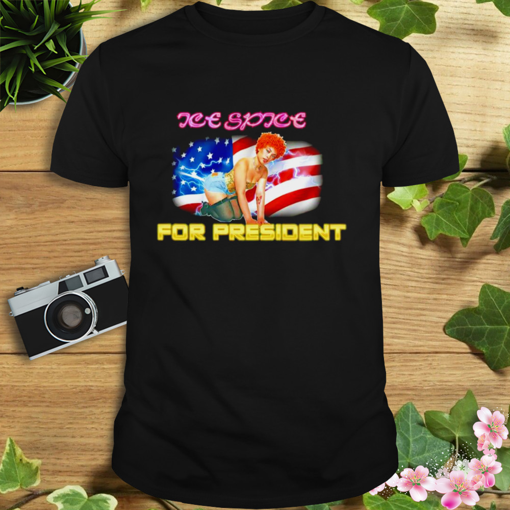 Ice Spice for president USA flag shirt