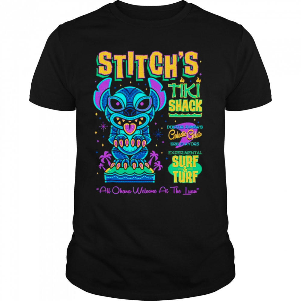 Stitch Tiki Shack surf turf shirt