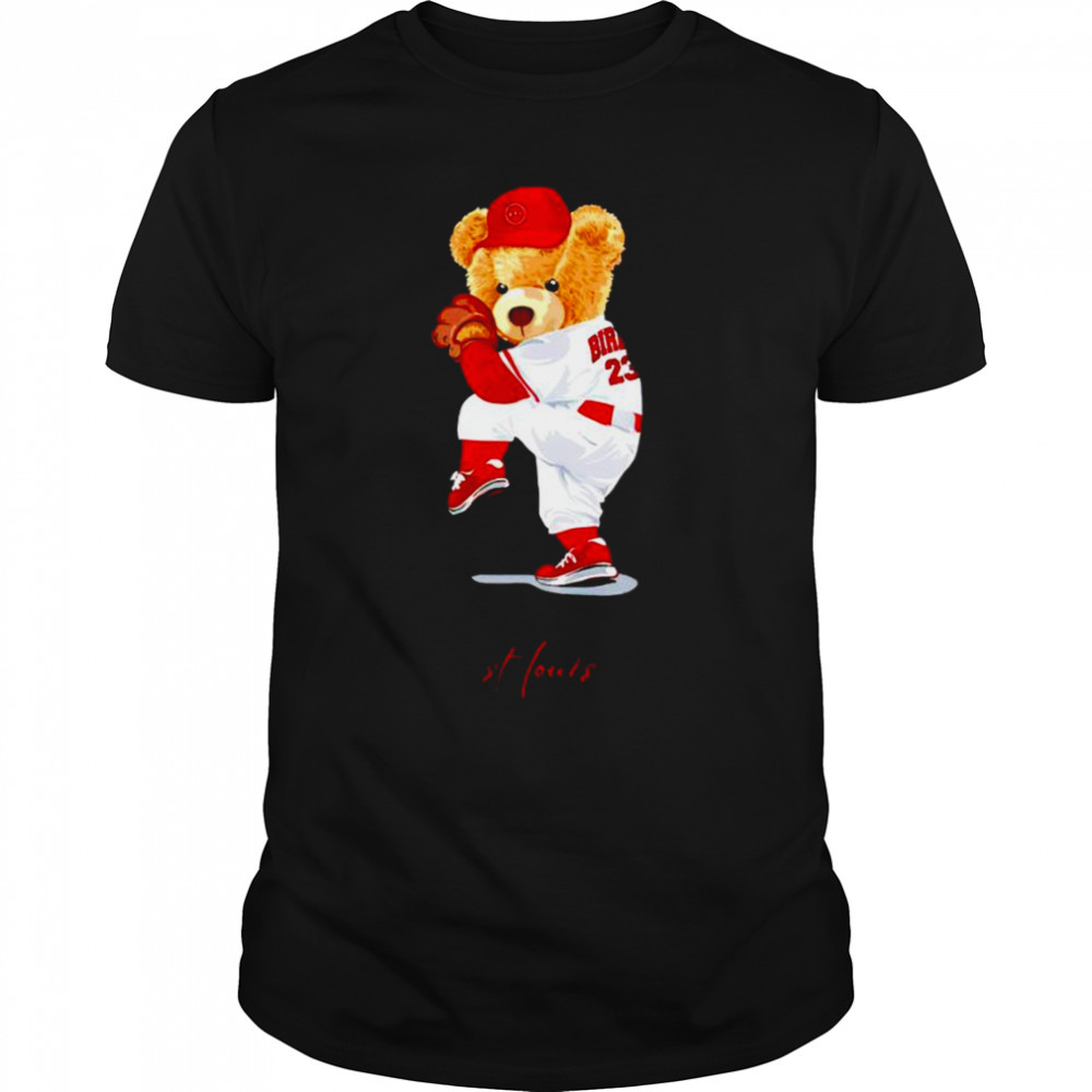 Bird 23 Baseball Bear St. Louis shirt