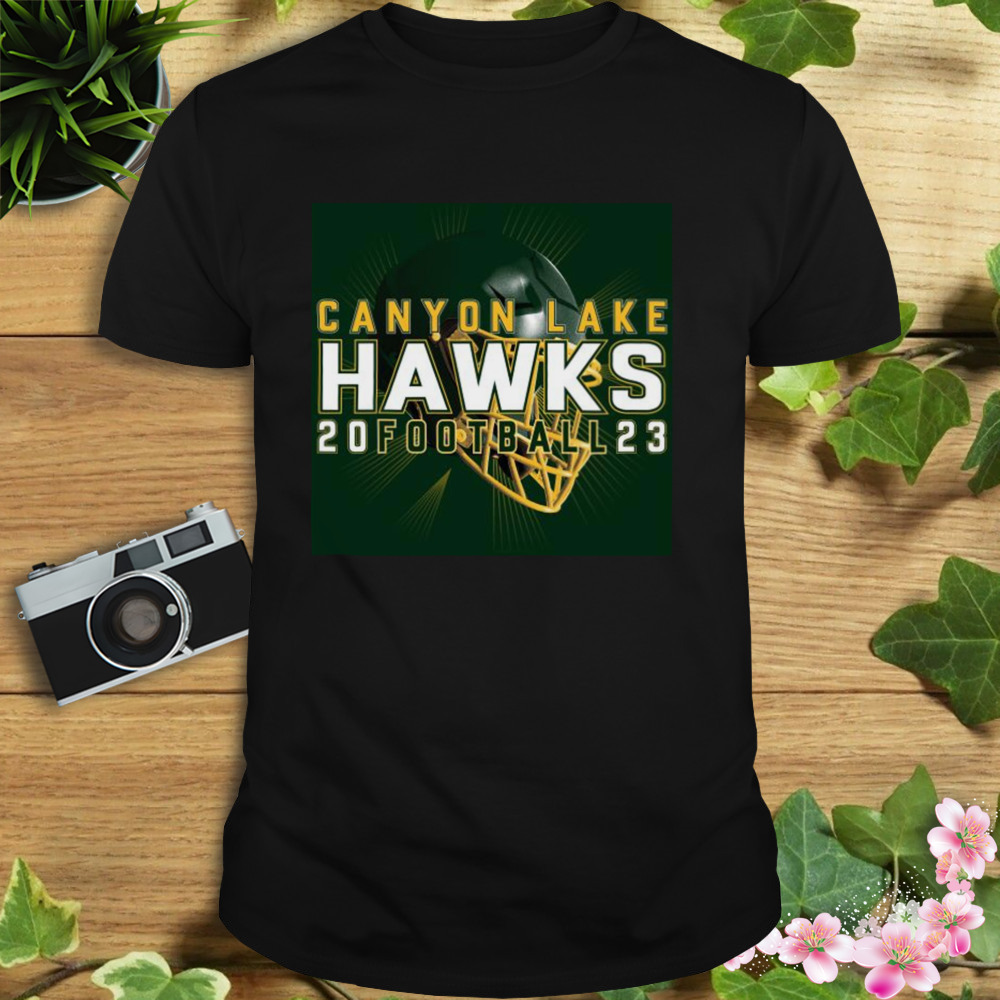 Canyon Lake Hawks Football Logo 2023 Shirt