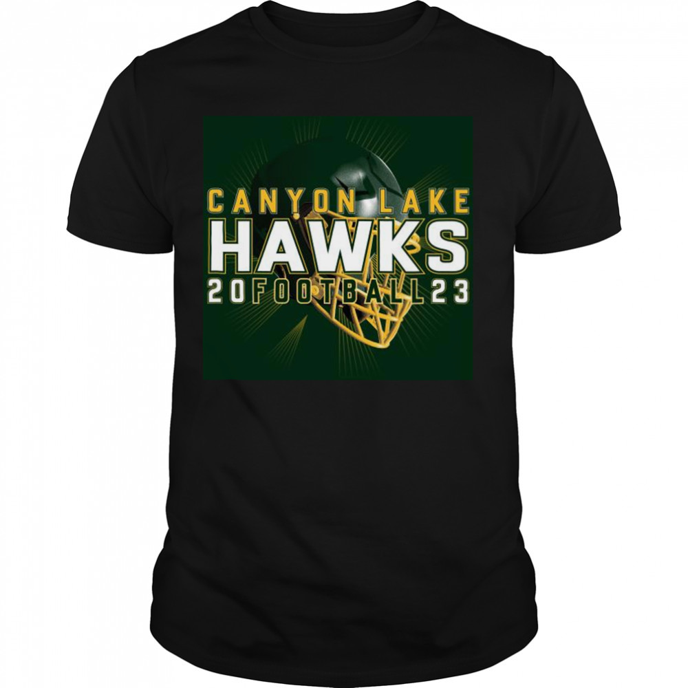 Canyon Lake Hawks Football Logo 2023 Shirt