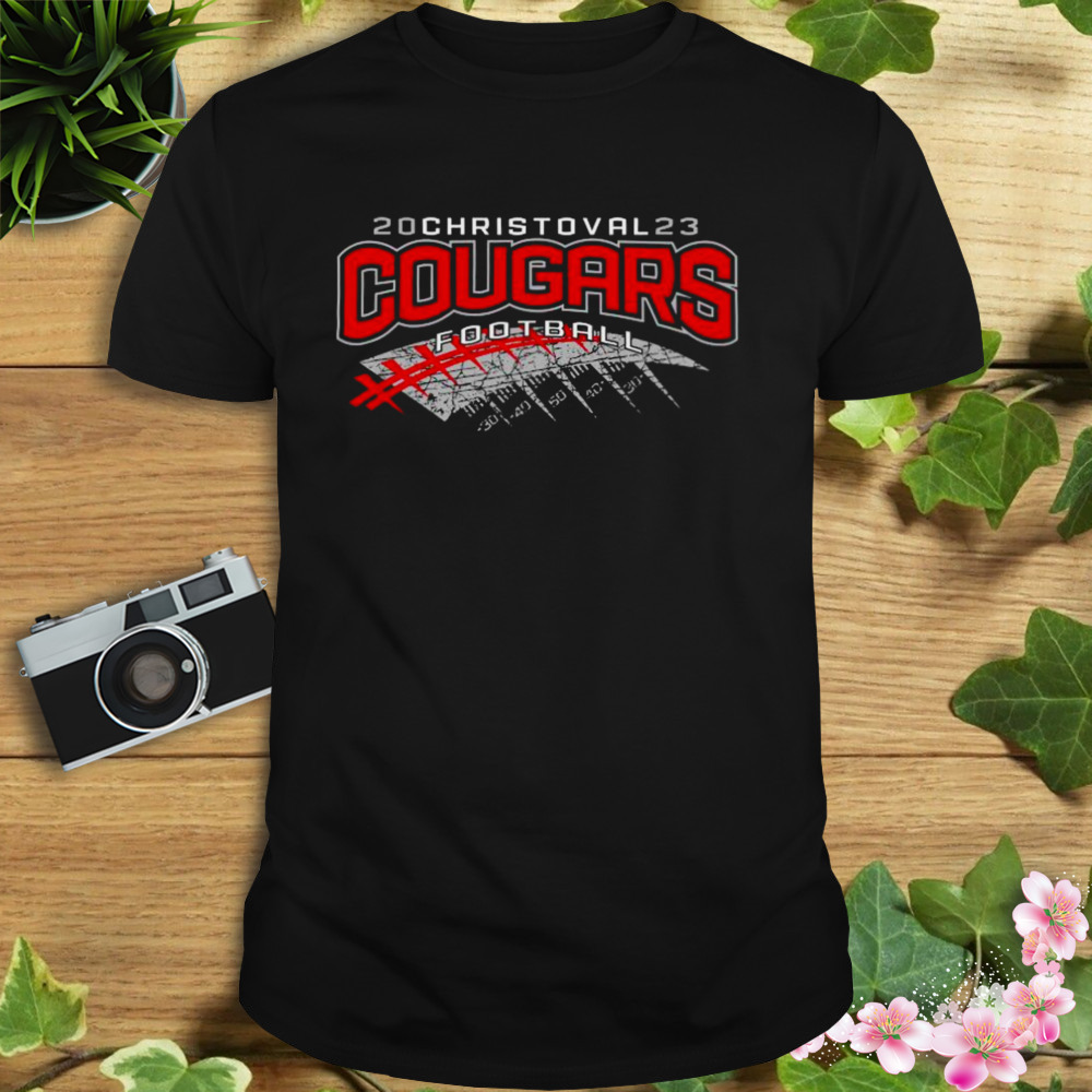 Christoval Cougars Football Logo 2023 Shirt