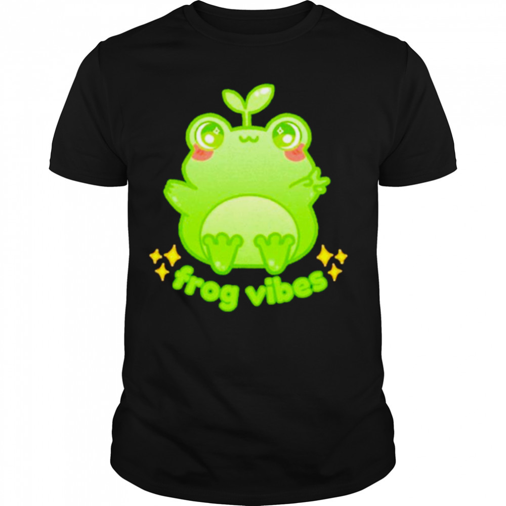 Frog vibes cute shirt