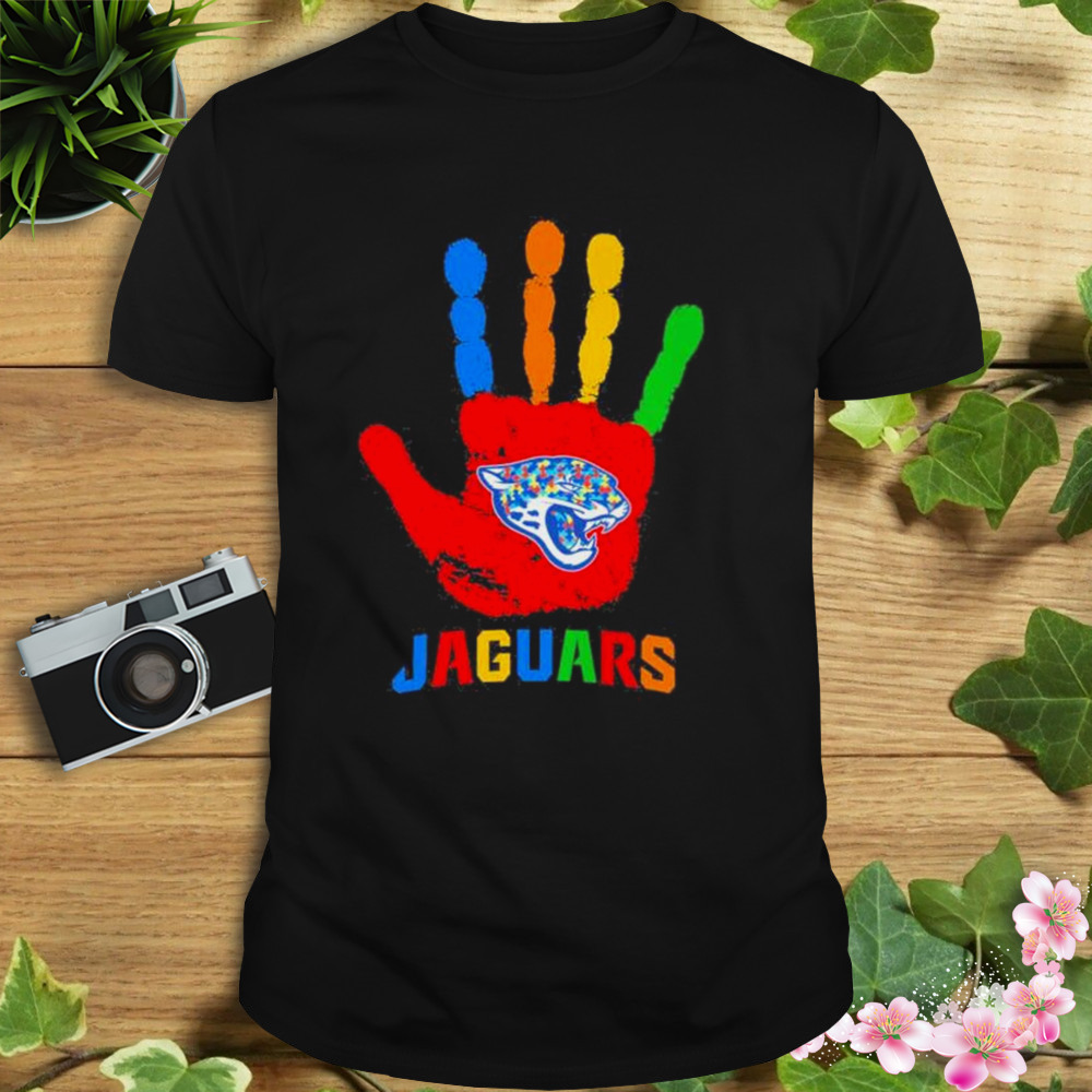 Jacksonville Jaguars Hand Autism 2023 NFL shirt