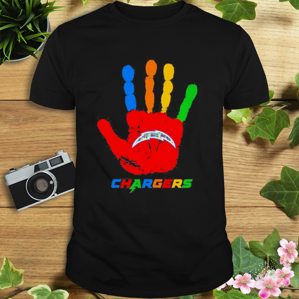 Los Angeles Chargers Hand Autism 2023 NFL shirt