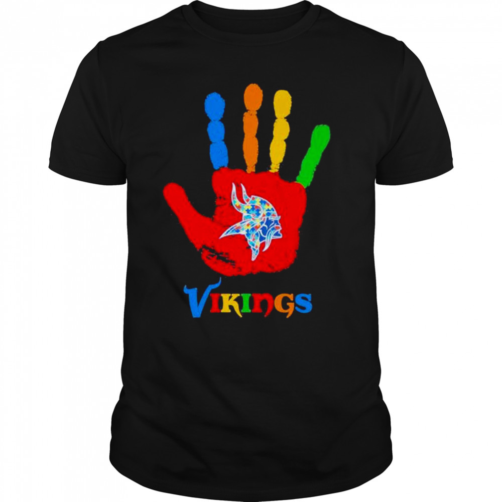 Minnesota Vikings Hand Autism 2023 NFL shirt