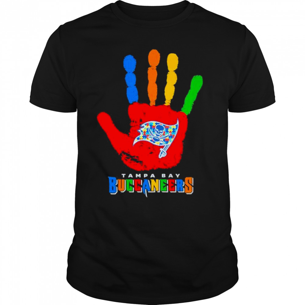 Tampa Bay Buccaneers Hand Autism 2023 NFL shirt