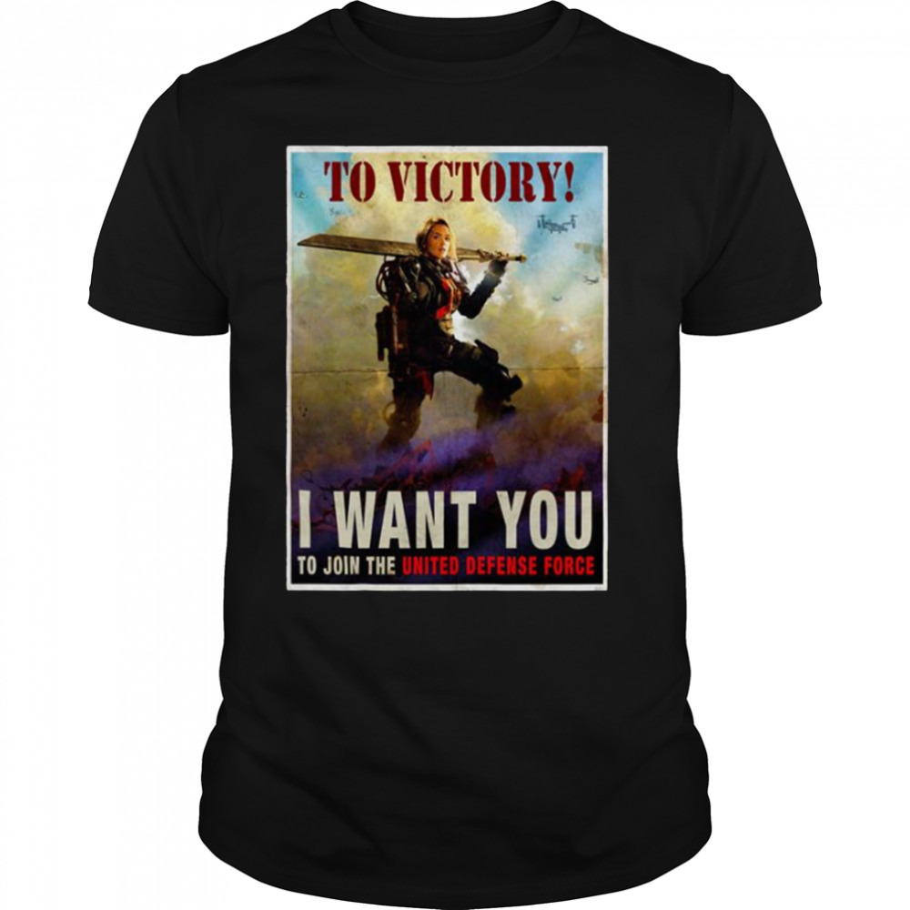 To Victory Angel Of Verdun Edge Of Tomorrow shirt