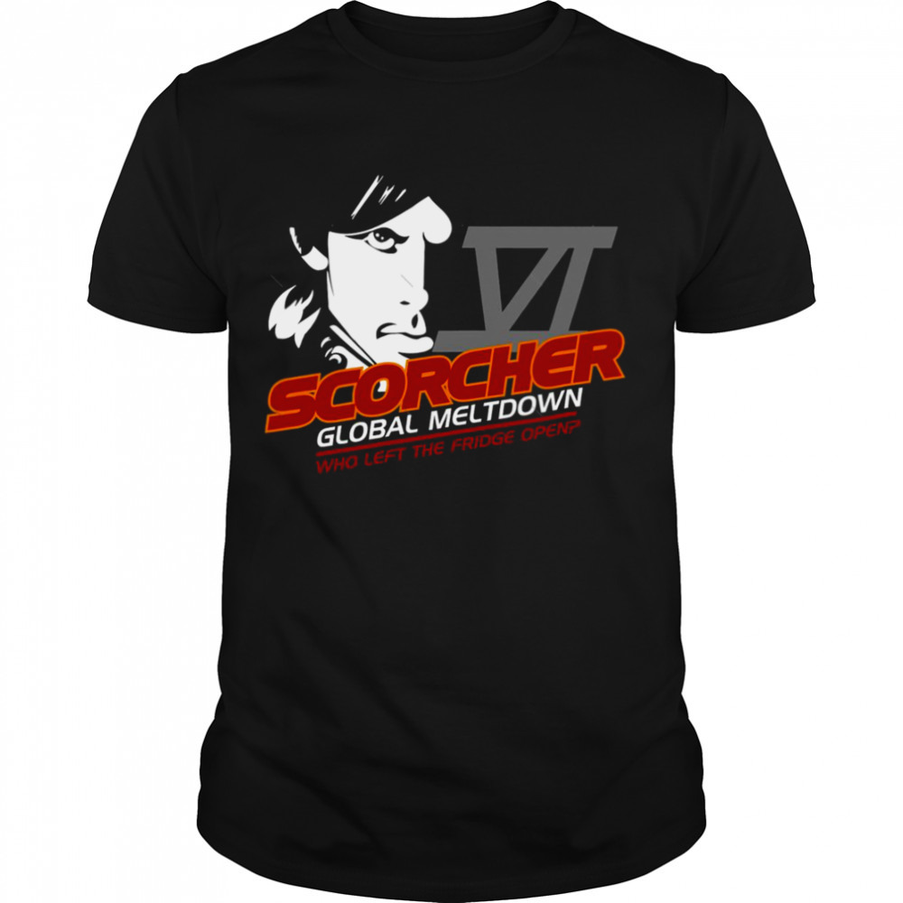 Tugg Speedman Scorcher Vi Who Left The Fridge Open Tropic Thunder shirt