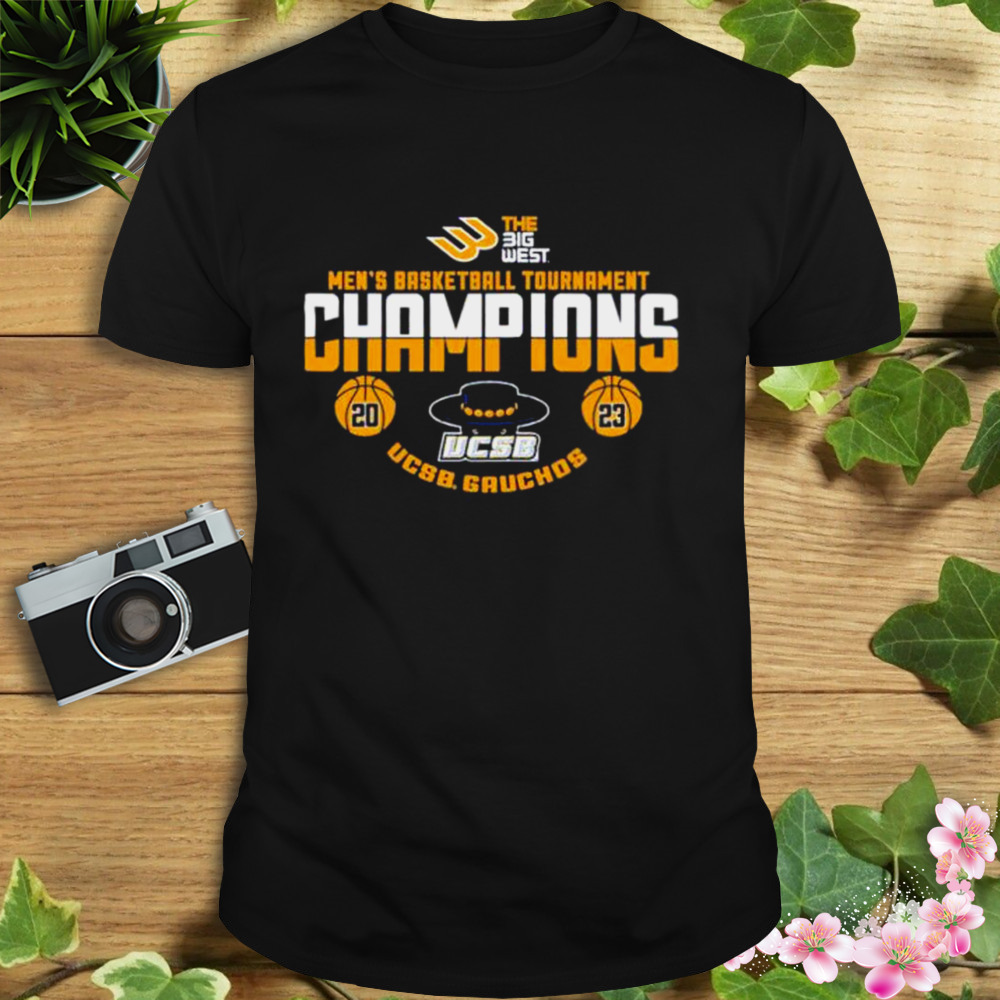 Ucsb Gauchos 2023 Men’s Basketball Tournament Champions Shirt