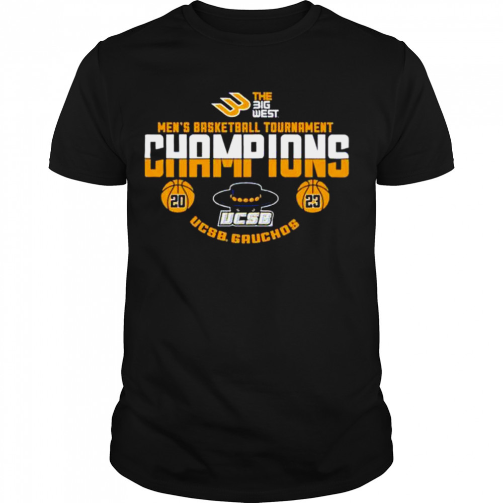 Ucsb Gauchos 2023 Men’s Basketball Tournament Champions Shirt