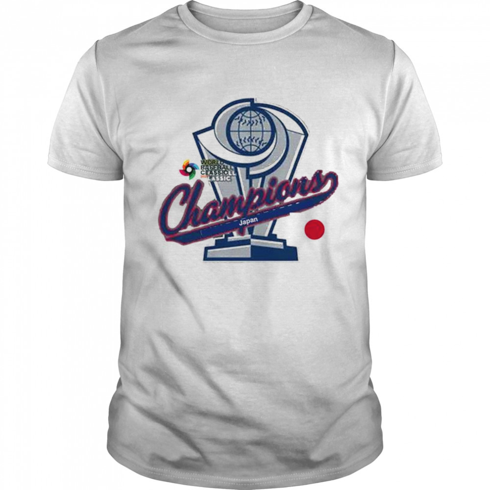 World Baseball Classic 2023 Team Japan Champion trophy T-shirt