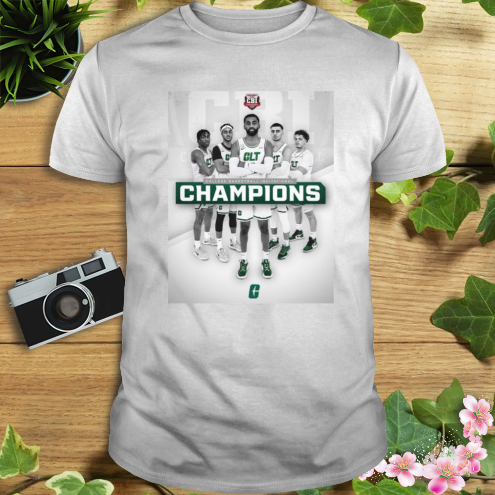 Charlotte 49ers men’s basketball 2023 CBI champions shirt