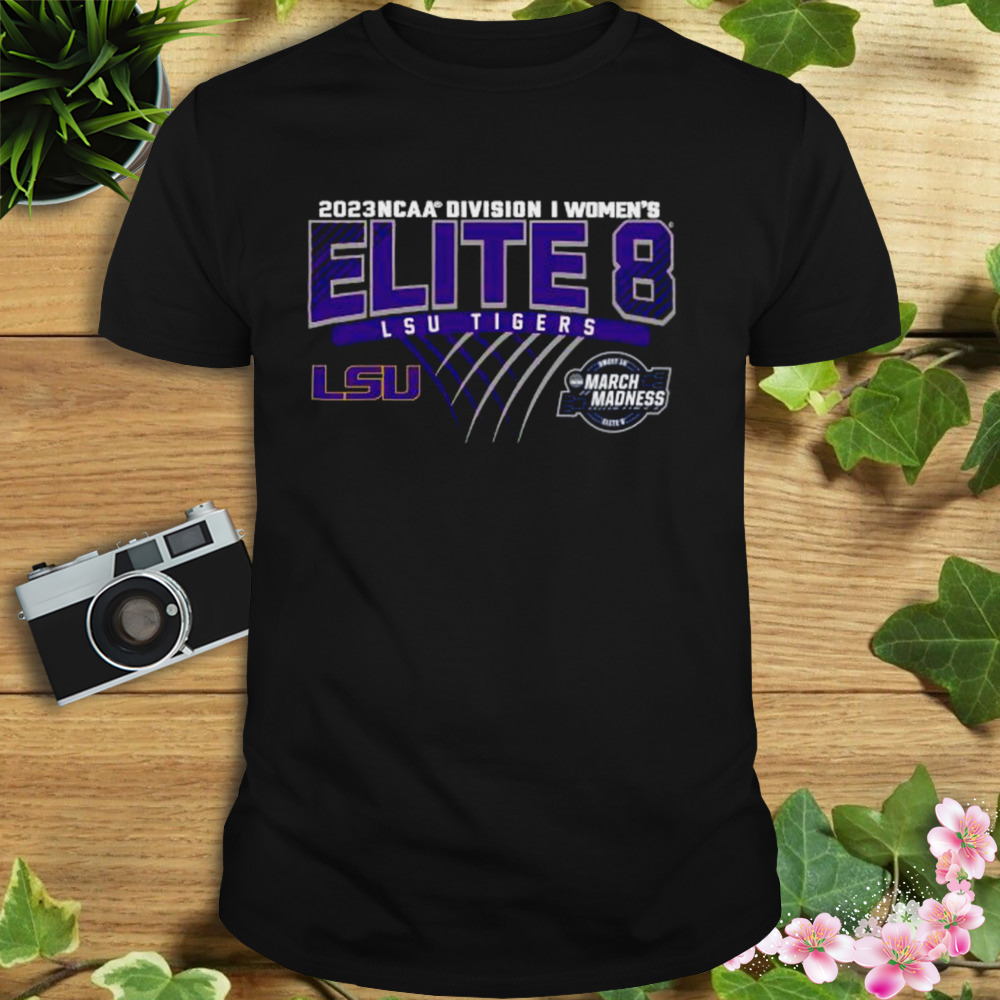 LSU Tigers 2023 NCAA Division I Women’s Basketball Elite Eight Shirt