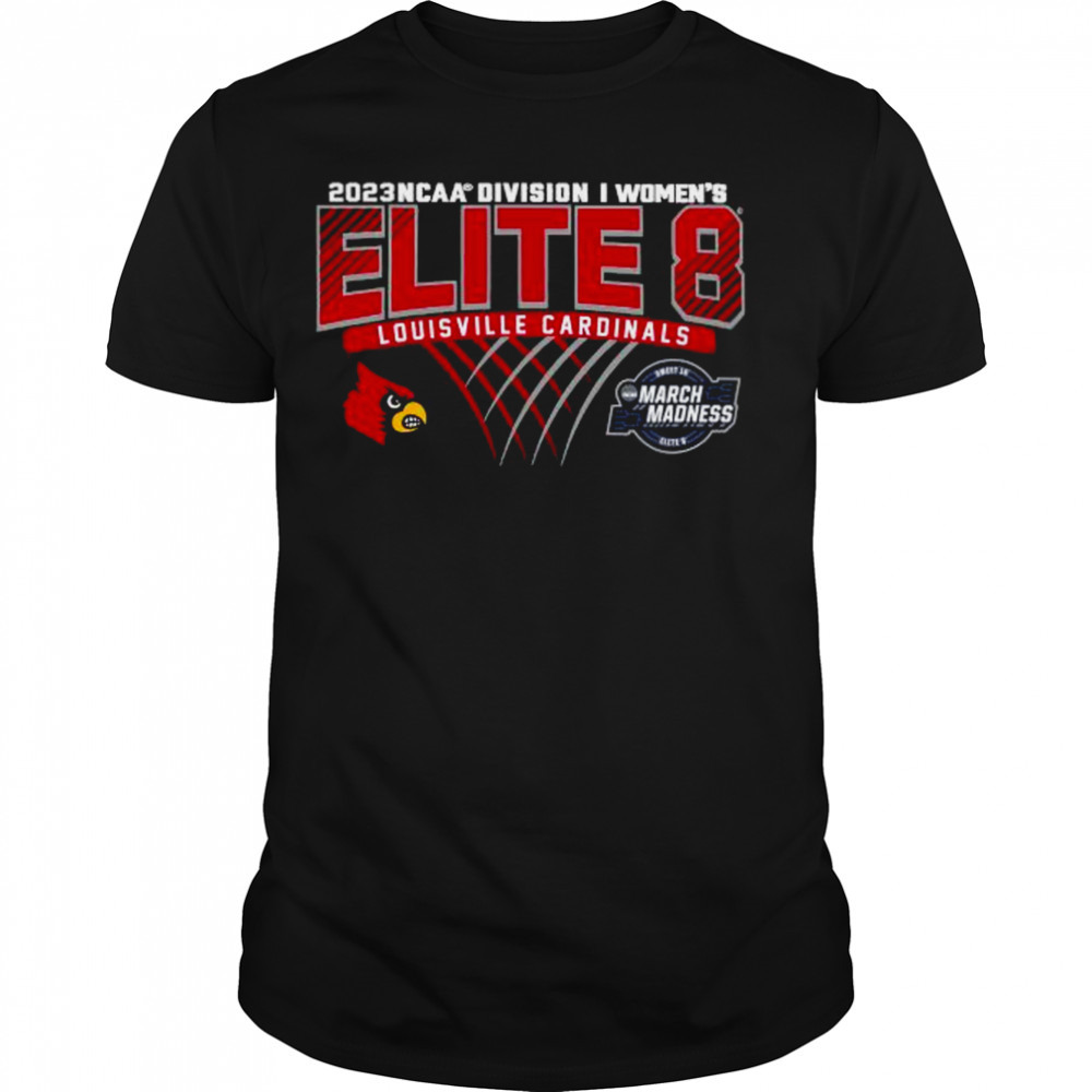 Louisville Cardinals 2023 NCAA Division I Women’s Basketball Elite Eight Shirt