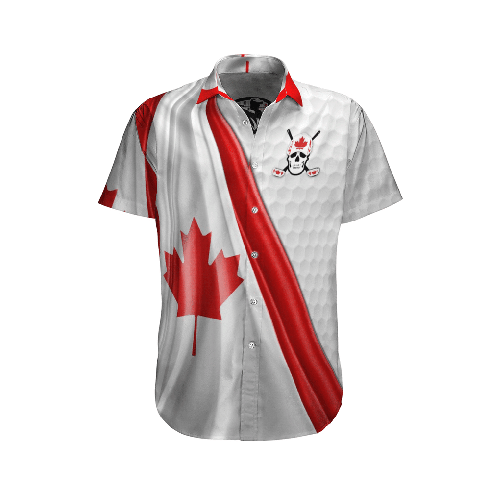 Canada Golf White Nice Unisex Hawaiian Shirt