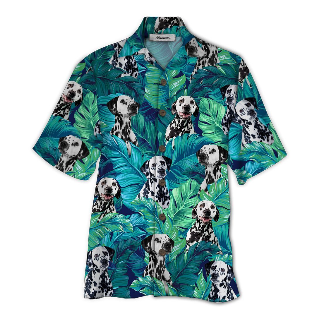 Dalmatian Blue Unique Unisex Hawaiian Shirt