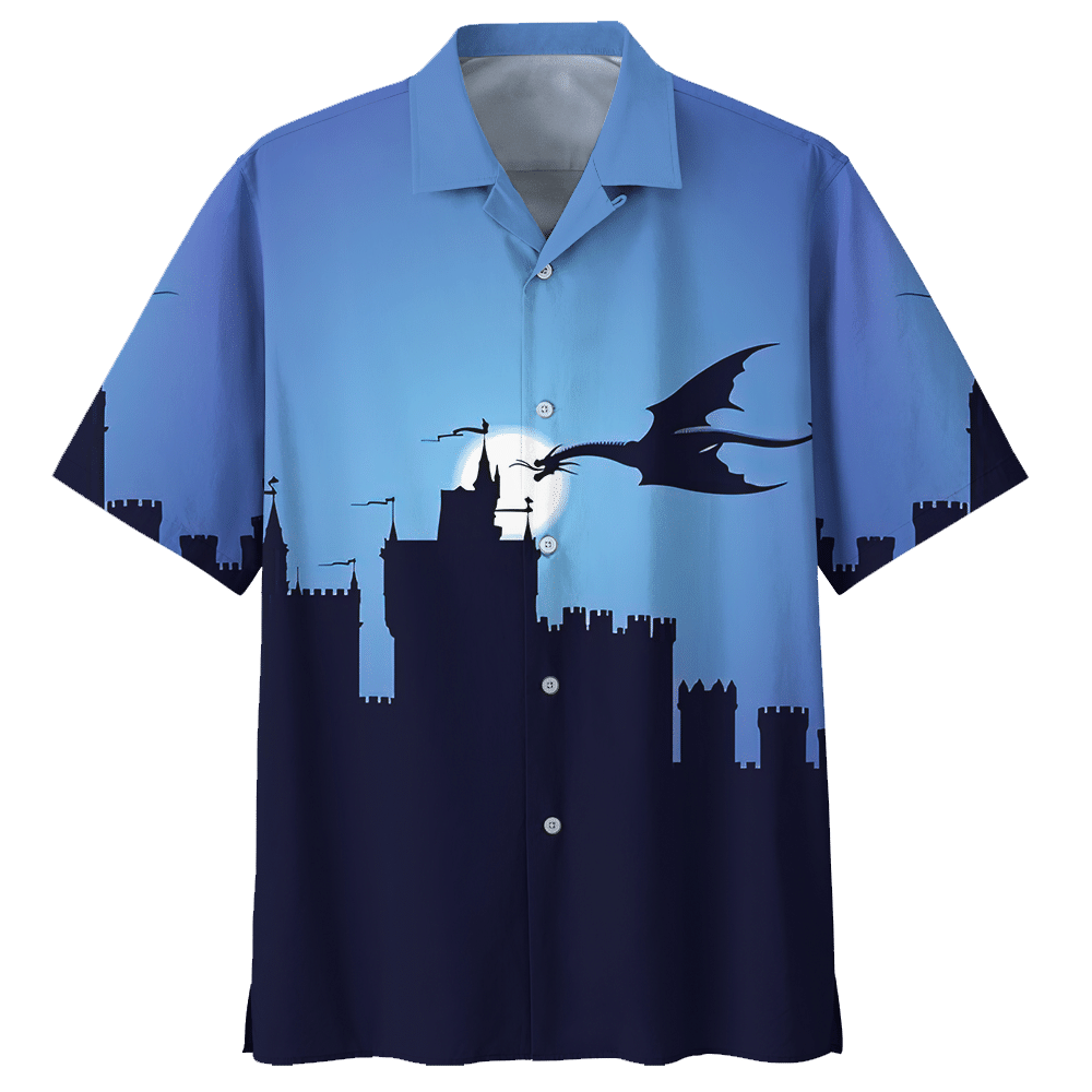 Dragon Blue Amazing Unisex Hawaiian Shirt
