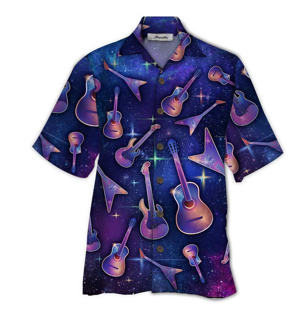 Guitar Black Unique Unisex Hawaiian Shirt