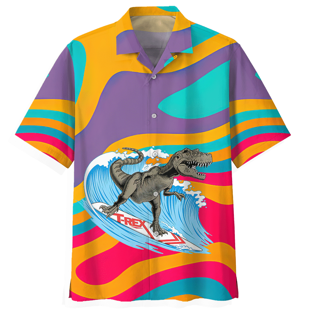 Surfing Colorful Amazing Unisex Hawaiian Shirt