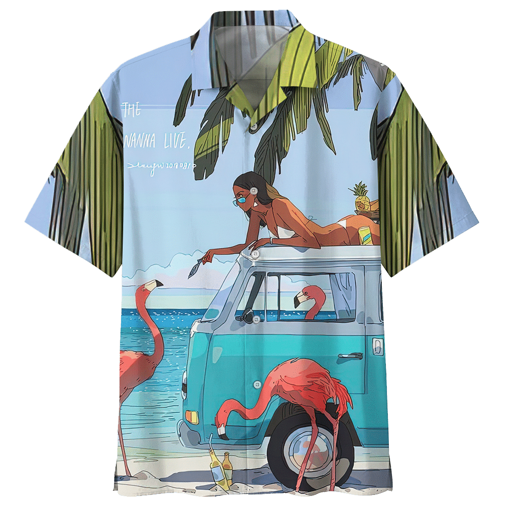Surfing Blue Nice Unisex Hawaiian Shirt