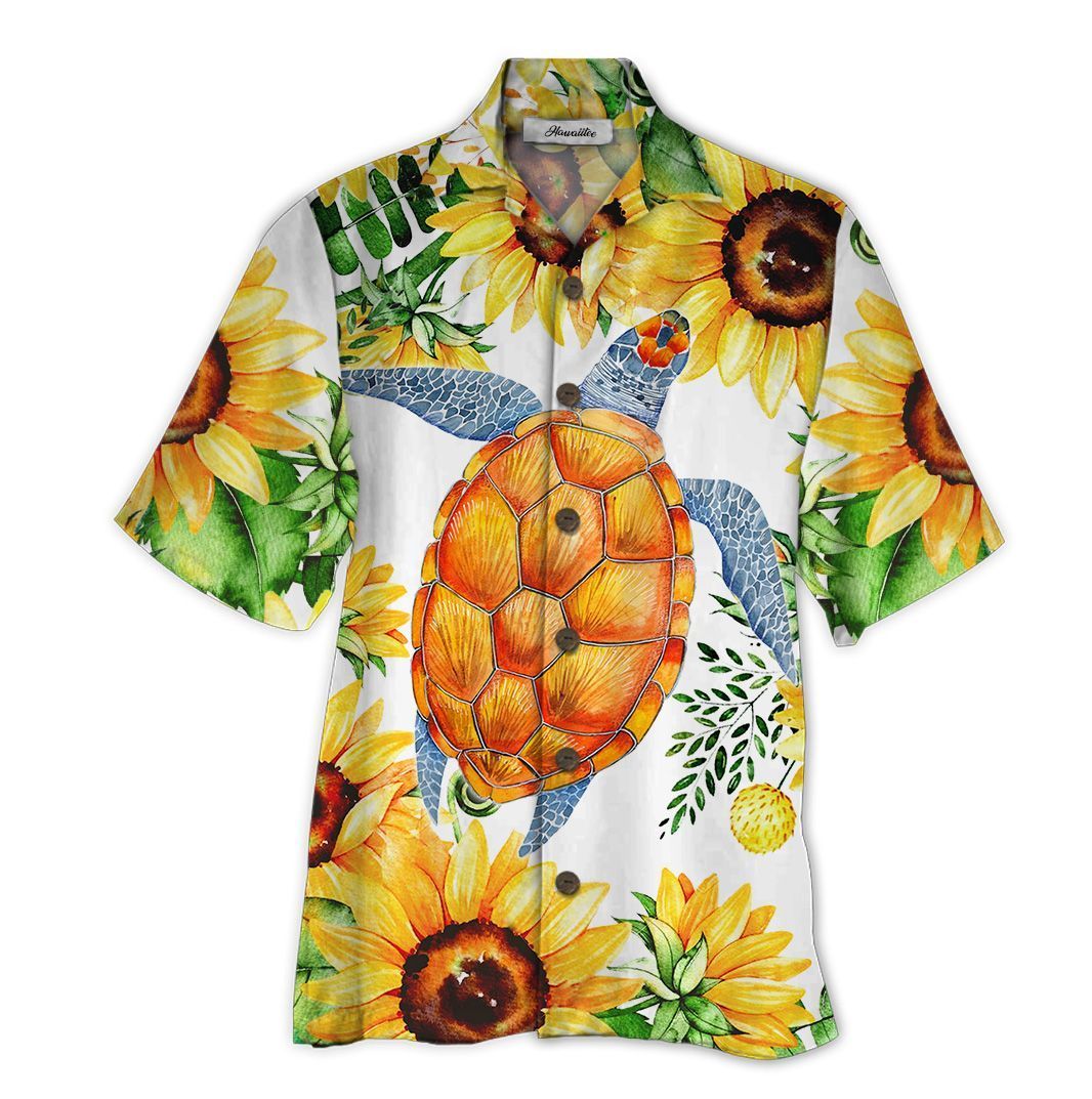 Turtle Colorful Amazing Unisex Hawaiian Shirt
